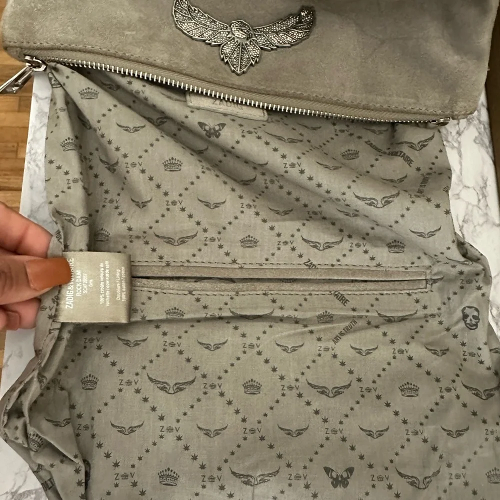 ZADIG & VOLTAIRE  SUEDE BAG - Picture 6 of 16